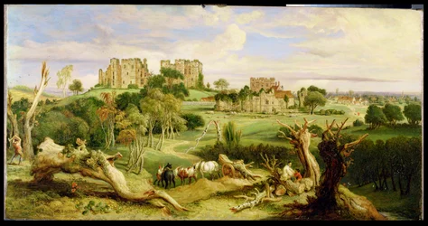 Castello di Kenilworth, Warwickshire, 1840